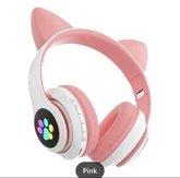 STN28 Wireless Bluetooth Headphones – Cute Rabbit Design with Stereo Sound (Bluetooth 5.0)