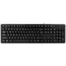 A4Tech KK-3 Wired Multimedia Keyboard – FN Keys, Slim Design, USB Plug & Play