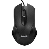 USB Wired Mouse – 1200 DPI, Ergonomic Design, 3-Button (Black), For Gaming & Office