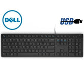 Dell Slim Wired USB Keyboard – 100% Original, Perfect for PC & Laptop