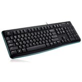 Logitech K120 Wired USB Keyboard – Ergonomic Design, Quiet & Comfortable Typing