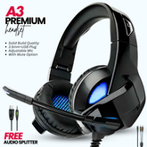 FunBug Gaming Headset – Over-Ear Headphones with Noise-Cancelling Mic & Stereo Bass