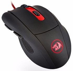 Redragon M605 Smilodon Gaming Mouse – 4000 DPI, Ergonomic Design, RGB Backlight