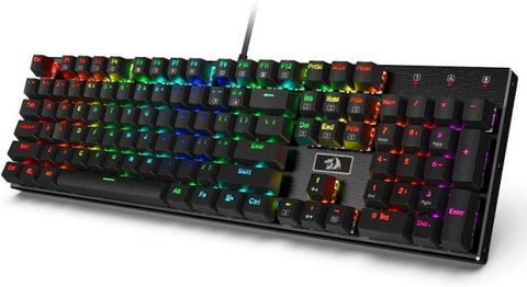 Redragon K556 Devarajas RGB Mechanical Gaming Keyboard – Full-Size, Hot-Swappable Switches
