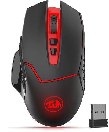 Redragon M690 Wireless Gaming Mouse – 4800 DPI, 8 Programmable Buttons, Ergonomic Design
