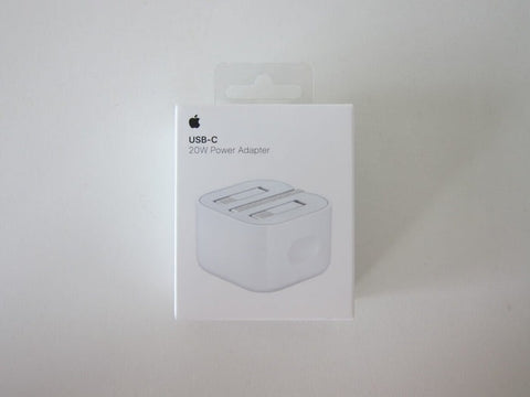 20W USB-C Power Adapter with 3-Pin Plug
