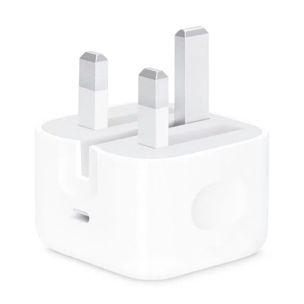 20W USB-C Power Adapter with 3-Pin Plug