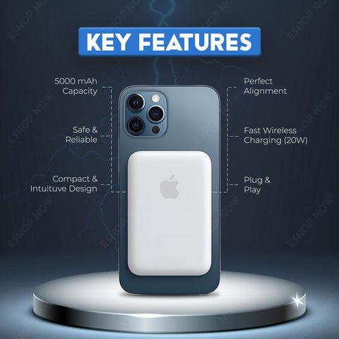 Portable 20W Wireless Charger Power Bank for iPhone