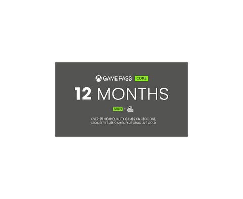 1 year xbox live core