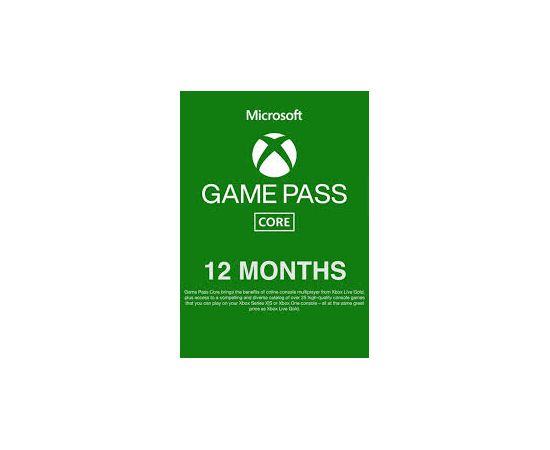 Xbox 12 month core membership code