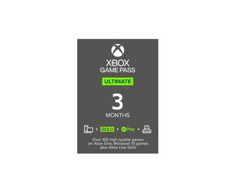 Xbox 3 month ultimate membership code