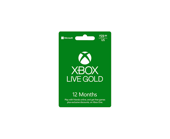 1 year Xbox live gold