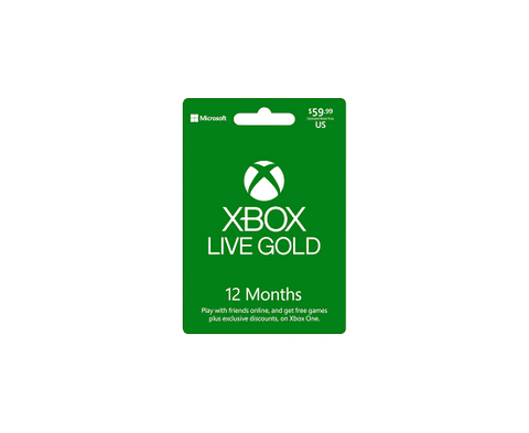1 year Xbox live gold