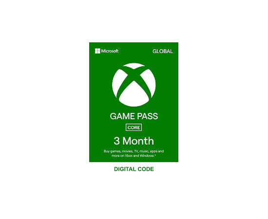 Xbox 3 month core membership code
