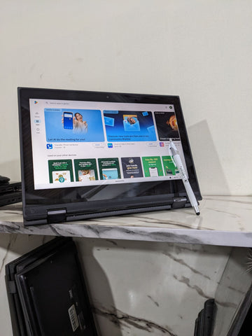 Lenovo Chromebook 300e X360 2-in-1 – Touchscreen Laptop/Tablet with Free Stylus Pen (4GB RAM, 32GB Storage, Play Store Support)