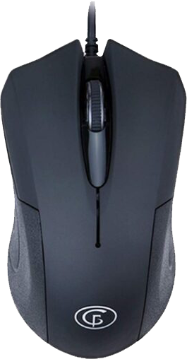 Gofreetech GFT-M008 Wired Optical Mouse – Ergonomic Design, Black