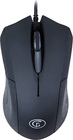 Gofreetech GFT-M008 Wired Optical Mouse – Ergonomic Design, Black