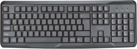 Ease EK100 Wired Keyboard – Slim Design, USB Plug & Play, Comfortable Typing