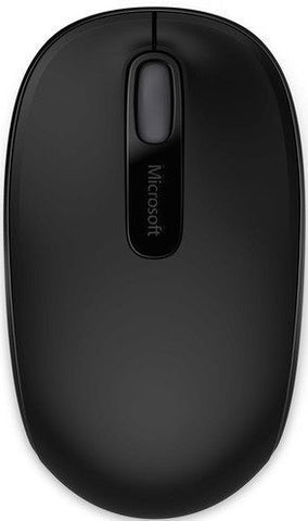 Microsoft 1850 Wireless Mouse – Black, Compact & Portable