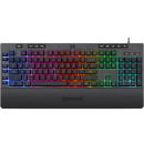 Redragon K512 Shiva RGB Gaming Keyboard – Membrane Keys, Programmable Macros & Wrist Rest
