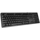 A4Tech KK-3 Wired Multimedia Keyboard – FN Keys, Slim Design, USB Plug & Play
