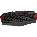 Redragon Asura K501 Gaming Keyboard – 7-Color LED Backlight, Quiet Membrane Keys