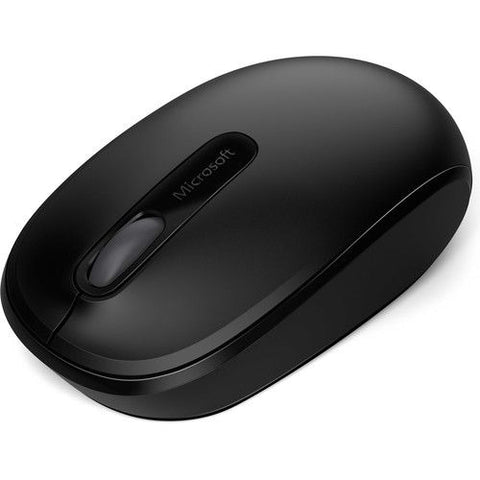 Microsoft 1850 Wireless Mouse – Black, Compact & Portable