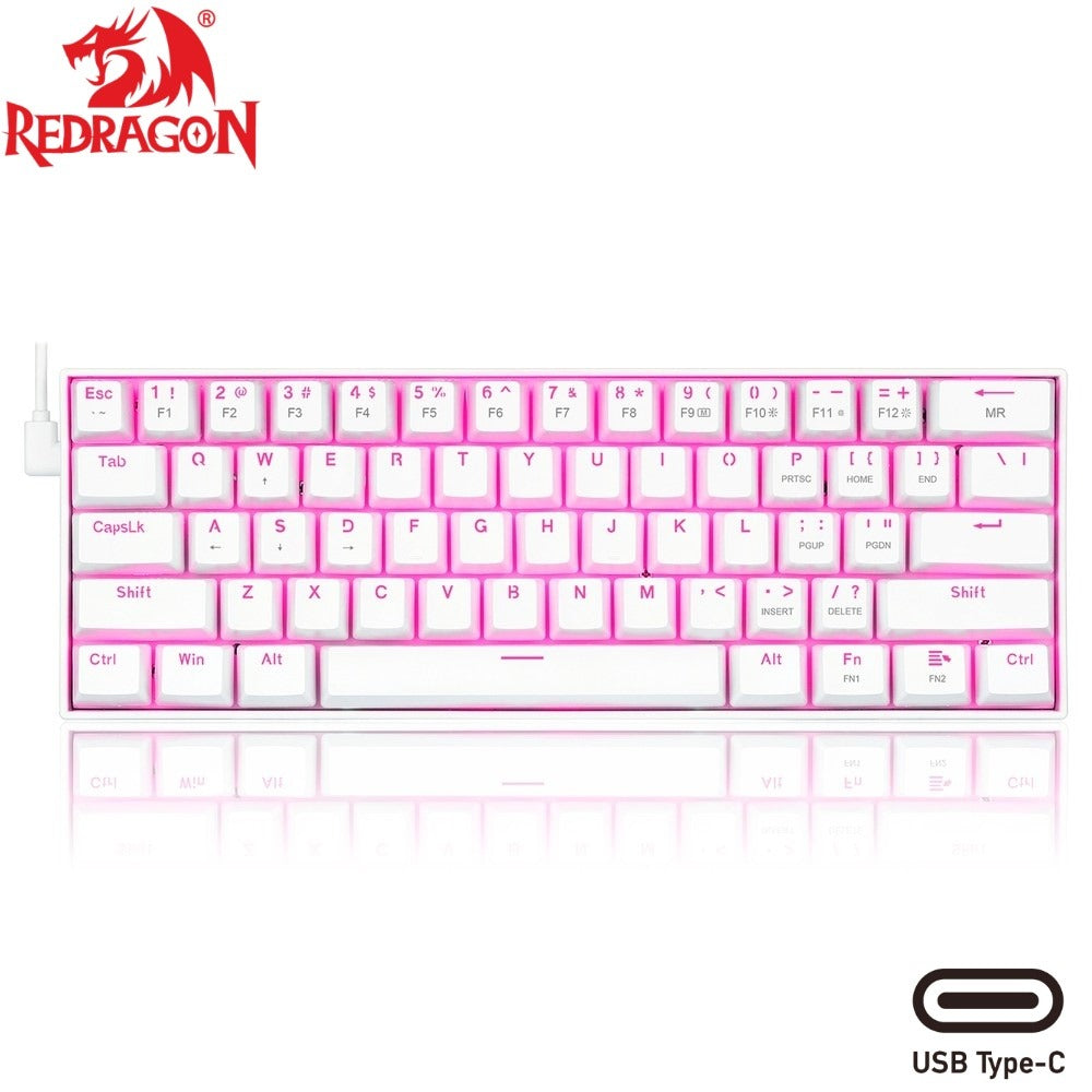 K12 Full Mechanical Gaming Keyboard – RGB Backlit, Metal Body, Professional Wired Keyboard
