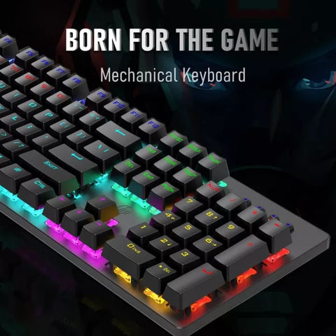 LINGYI GT103 RGB Mechanical Gaming Keyboard with FREE Mousepad