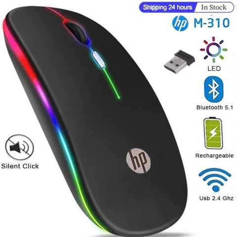 HP Wireless RGB Gaming Mouse – Ergonomic Design, High Precision, W10 Compatible for PC & Laptop
