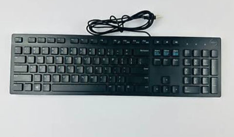 Dell Slim Wired USB Keyboard – 100% Original, Perfect for PC & Laptop