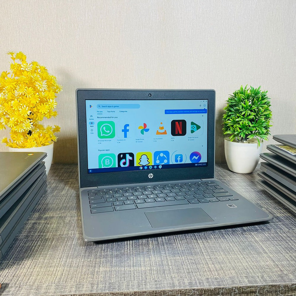 HP Chromebook G8 – 12" HD Display, 4GB DDR4 RAM, 32GB Storage, Play Store, Type-C (Updates till 2029)