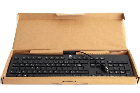 HP Wired USB Slim Business Keyboard – 100% Original, For PC & Laptop | Blendzii Outleex®