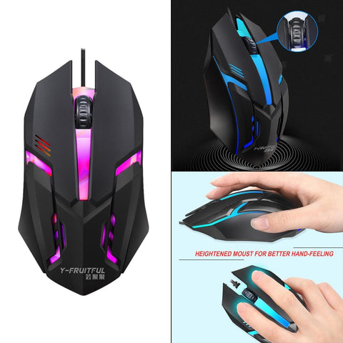 Original RGB Gaming Mouse – 7-Color LED, Multi-Feature, Perfect for Work & Gaming (PC & Laptop)