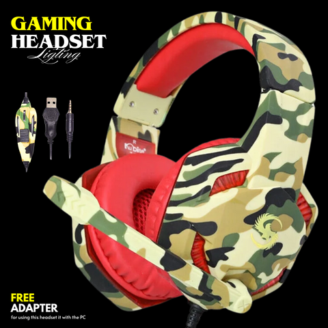 FunBug RGB Gaming Headset – 360° Surround Sound, Super Bass & Noise-Cancelling Mic