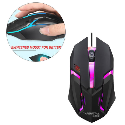Original RGB Gaming Mouse – 7-Color LED, Multi-Feature, Perfect for Work & Gaming (PC & Laptop)