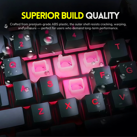 87-Key TKL RGB Gaming Keyboard – Semi-Mechanical, Compact, Backlit, Anti-Ghosting, USB Wired