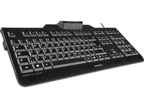 Cherry KC 1000 SC Security Keyboard – USB Smart Card Reader, High-Performance Secure Keyboard | Blendzii Outleex®