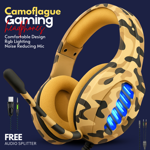 SOMIC RGB Gaming Headset – Stereo Bass, Noise-Reducing Mic, 3.5mm Wired (PC, PS4/PS5, Xbox, Mobile)