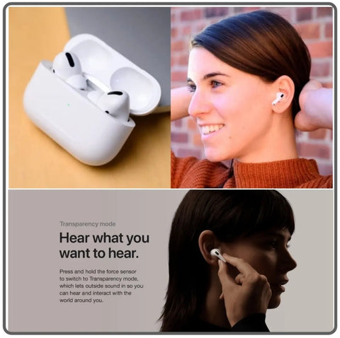 AirPods Pro Wireless Earbuds – TWS Bluetooth Earphones with Super Bass & Pop-Up Pairing