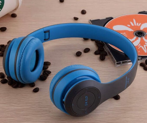 P47 Wireless Bluetooth Headphones – Foldable Headset with Mic, FM & TF Support
