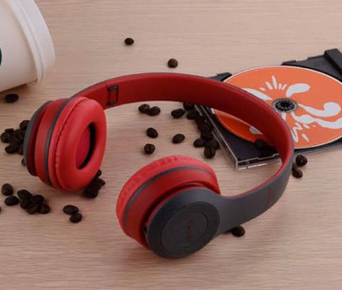 P47 Wireless Bluetooth Headphones – Foldable Headset with Mic, FM & TF Support